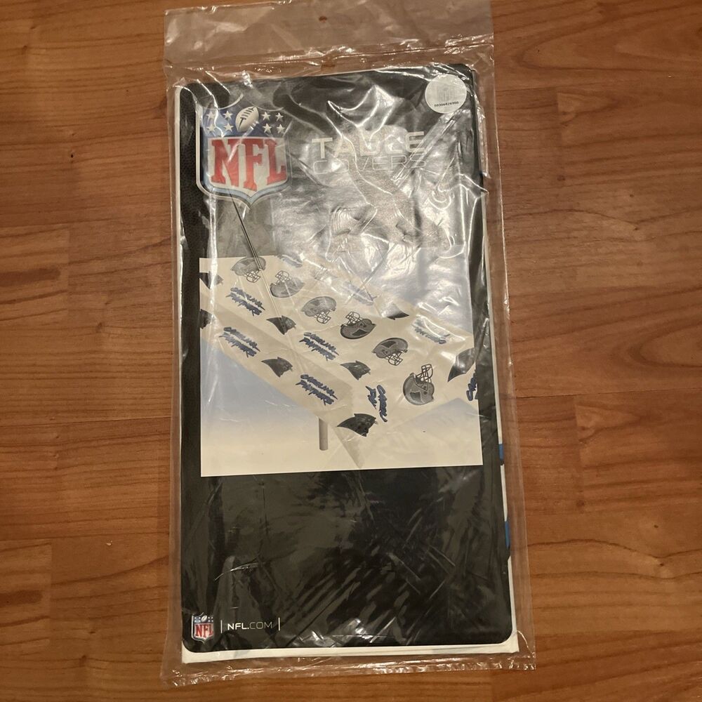 Carolina Panthers NFL Football Party Plastic Tablecover 54" x 108"
